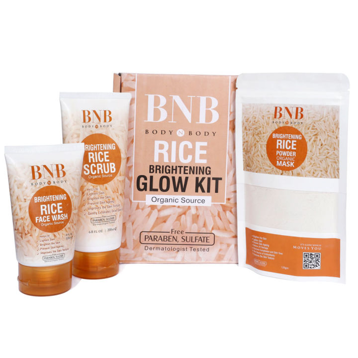 💯 Original rice extract glow 3in1 kit | Daraz.pk