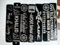 Yamaha FZ & R15 All Model Bike Front Name Plate Laser Marking Brand name Materials of SS. 