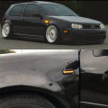 For VW Golf 3 4 MK3 MK4 Passat 3BG Polo 6N 9N Bora Vento Dynamic Side Marker Turn Signal Sequential Blinker Light.