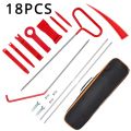 21/18PCS Car Door Tool Kit Inflatable Air Pump Auto Window Door Open Fixing Gripper Tools Long Reach Kits with Carrying Bag. 