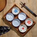 6pcs Japanese Mini Ceramic Plate Barbecue Dipping Sashimi Sushi Soy Sauce Dishes Home Desktop Snack Fruit Dessert Plates.