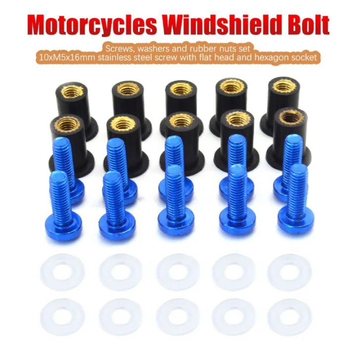 10pcs%20Windshield%20Screw%20Nut%20Sets%20Windscreen%20Bolt%20Kit%20for%20Yamaha%20YZF%20R1%20R6%20FZS%201000%20YZF-R1%20YZF%20R6%20R3%20R1%20R7%20YZFR6%20YZFR3%20YZFR1%20YZFR7%20-%20Image%202