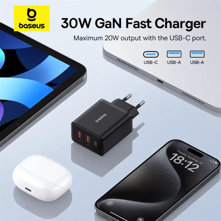 Baseus%2030W%20USB%20Charger%20QC3.0%20PD3.0%20Type%20C%20PD%20Fast%20Charging%203%20Ports%20Quick%20Phone%20Charger%20For%20iPhone%2015%2014%2013Pro%20Max%20%20%20-%20Image%205