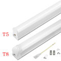 Led Tube T5 T8 Light For Home 220V 110V Aluminum Led Lamp Bar 6W/8W Home Kitchen Bedroom Wall Lamp Decor Lighting 3Hole Ports. 