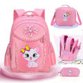 Children Backpack Pink Cute Cat Kindergarten Kid School Bag Backpack Girl Student Teenagers Waterproof Primary Bookbag SchoolBag.