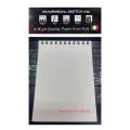 Renaissance & Fabriano sketch book 90 GSM A5 smooth surface R-702 wire drawing book (amount 1 book). 