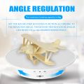 3 Speeds Electric Rotating Display Stand Mirror 360 Degree Turntable Jewelry Holder Battery for Photography Video Shooting Props. 