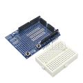 UNO R3 Development Board ATMEGA328P CH340 / ATEGA16U2 Compatible For Arduino R3/R4 UNO Proto Shield Expansion Board With Cable. 