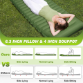 Extra Thick 4 Inch Camping Sleeping Pad Outdoor Camping Self-Inflating Mats Spliceable Hiking Fishing Sleeping Pad. 