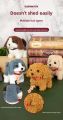 Walking Dog Toy 5.9 Inch Tall Cute Barking with Bell and Puppy Leash Interactive Tail Waking Realistic Plug. 