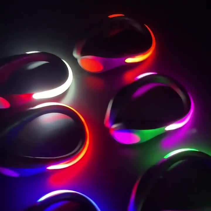 LED Luminous Shoe Clip Light Outdoor Running Cycling Bicycle RGB Novelty Lighting Safety Night Warn Lamp Glowing Zapato Ciclismo