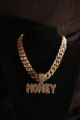 GOLD AND SLIVER UNISEX ICE CHAIN. 