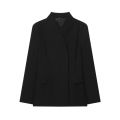 Autumn Women Simple Blazer V Neck Long Sleeve Women's Casual Pocket Coats Chic Female Tops.