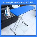 Premium Quality Ironing Board - Foldable Iron Stand - Iron Board - Laundry Pressing Table - 50"x16",  in Three Colour Options. 