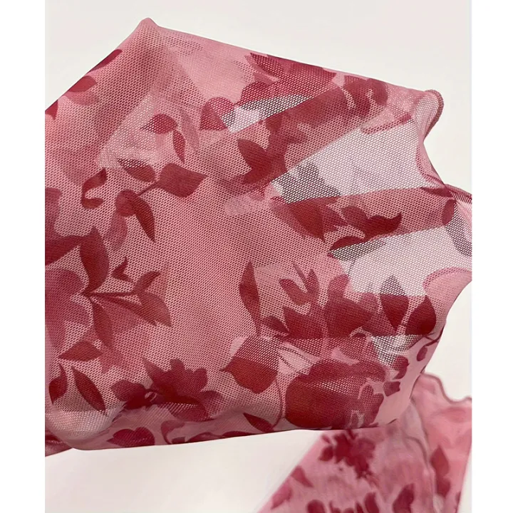Summer%20Women's%20Y2k%20Floral%20Printed%20Sweet%20V-Neck%20T-shirts%20Mesh%20Beach%20Party%20Dress%20Top%20Flare%20Sleeve%20Square%20Collar%20Lace%20Up%20Shirt%202025%20-%20Image%205