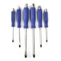 Impact screwdriver set, 6 pcs: 5x75 mm, 6x95 mm, 8x145 mm, impact force with magnetic tips, Screwdrivers Set.. 