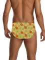 Men's Tropical Fruit Pattern Quick-Drying Triangle Drawstring Swimming Trunks, Men's Swimwear, Summer Beach Swimming Shorts.