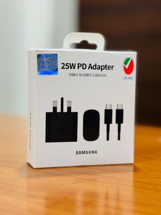 SAMSUNG 25W 3A (C TYPE) FAST CHARGER (ORIGINAL)
