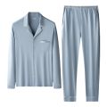 Men's Loose Fit Pajamas Set Soft Lyocell & Cotton Blend Breathable Sleepwear Cozy Home Loungewear Comfortable Pajamas. 