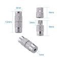 20pcs Brass Column Screw Clasps Barrel Screw Clasp for Bracelet Necklace Jewelry Making Findings 4x12mm. 