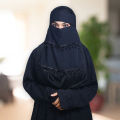 Stylish Double Layer Niqab with Sequins & Beads | Trendy, Comfortable, Easy-to-Wear Design for Women. 