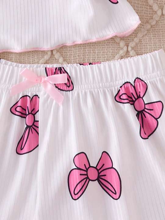 Summer%20collection%20of%20fashionable%20home%20clothes%20for%20girls,%20elegant%20and%20sweet%20bow%20camisole%20vest%20shorts%20for%20outdoor%20leisure.%20-%20Image%205