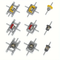 45PCS MOC Versatile Differential Gear Set Compatible with legoeds Building Blocks 45PCS Technical Parts Frame Gears Shaft Axle. 