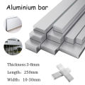 1pcs 6061 Aluminium Flat Bar Thickness 3mm 4mm 5mm 6mm 8mm   Rectangular Flat Bar Square Rod Plate Metal Strip Solids. 
