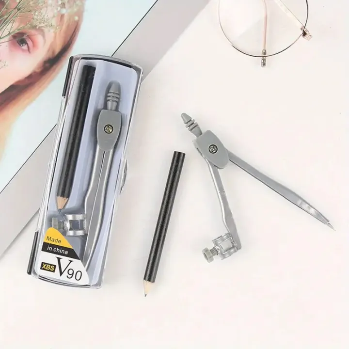 Math Compass Compass Geometry Drawing Tool Mathematics Set Metal Tool ...