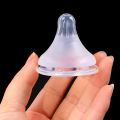 Baby Soft Liquid Silicone Pacifier Nipple Replacement For Wide Mouth Milk Bottle. 