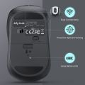 Wireless Mouse, Jelly Comb USB C Mouse, Silent Ergonomic Mouse,Computer Mouse with 3 DPI for Mac OS Windows Laptop. 