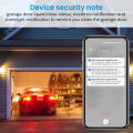 LoraTap Tuya Smart Life Garage Door Opener Controller Wireless Sensor Security Warning System Work with  Assistant Alexa pen gpt. 