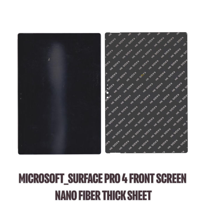 Microsoft Surface Pro 4 Screen Protector Nano Fiber Ultra Clear Flexible Unbreakable