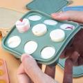 2pcs/1pc Mini-Baby Silicone Food Tray with Cover for Fruit Feeder, Teething and Feeding Tray, Breast Milk and Food Freezer Mold. 