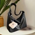 【MAX-22】Retro PU Leather Shoulder Bag Ladies Large Capacity Underarm Bag Fashion Versatile Commuter Tote Bag For Women . 