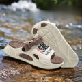 Outdoor Women and Mens Summer 2025 Men's Slippers EVA Lightweight Slides Indoor Leisure Beach Shoes Comfort Soft Men's Slippers. 