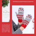 Crochet Flip Top Gloves Winter Women Warm Half Finger Gloves Thick Keep Warm Fingerless Gloves Christmas Knitted Gloves Soft. 