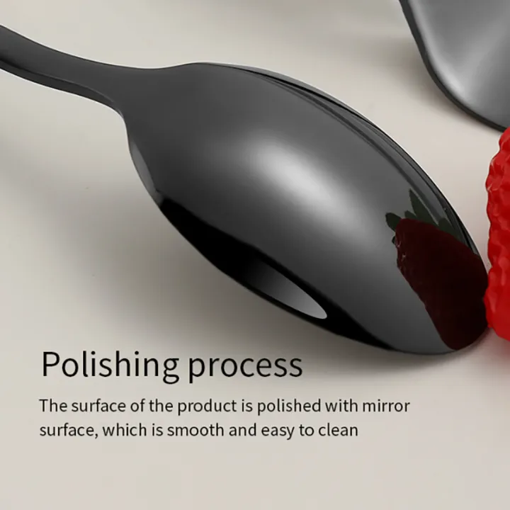 Western%20Tableware%20Black%20Dinnerware%20Set%206%20Pieces%20Cutlery%20Set%20Stainless%20Steel%20Knife%20Fork%20IceTea%20Spoon%20Party%20Classic%20Silverware%20Set%20-%20Image%206