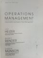Operations Management 12th Edition by Jay Heizer, Render. 