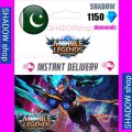 Mobile legends bang bang diamonds pack of 1150 💎 required only USER ID AND ZONE ID. 
