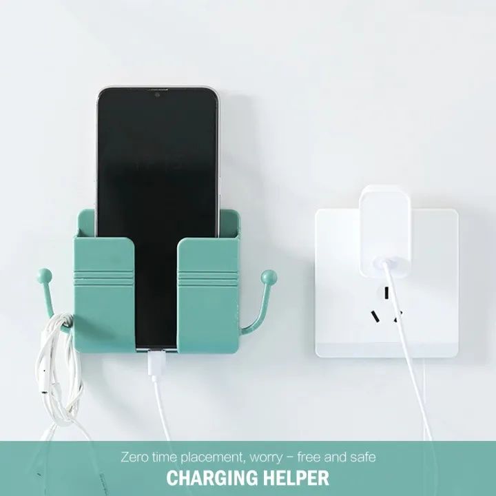 1PC%20Wall-Mounted%20Organizer%20Box%20%E2%80%93%20Punch-Free%20TV%20Remote%20&%20Phone%20Holder%20-%20Image%202