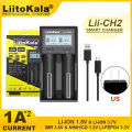 LiitoKala Lii-CH2 Rechargeable Battery Smart Charger For 1.5V AA AAA Li-ion 3.2V 3.7V 18650 21700 26650 26700 14500 16340. 