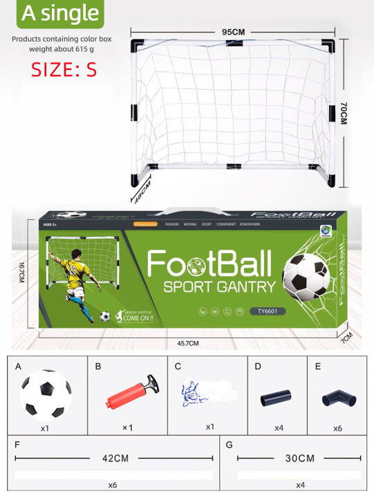 Football%20Sports%20Toys%20Game,%20Children's%20Foldable%20Football%20Goal%20with%20Pump%20and%20Ball%20Outdoor%20Lawn%20Soccer%20Training%20%20for%20Kids%20-%20Image%207