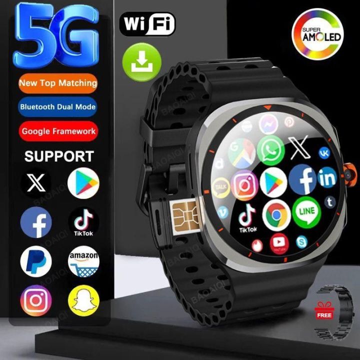 PTA%20Approved%20S8%20Max%20Ultra%20SIM%20Smart%20Watch%20%E2%80%93%201.99"%20Display,%2024%20Sports%20Modes,%20Bluetooth,%20Waterproof,%20Metal%20Body%20+%20Silicone%20Strap%20-%20Image%209