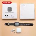 T55 Pro Ultra Max Smart Watch With Earbuds - Sports Smartwatch Bluetooth Call - Waterproof - Full HD Touch Screen - Series 8 - 1.54"Full Screen. 