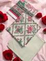3 piece unstitched printed lawn collection by Khadi original Fabric 100% Good Quality. 