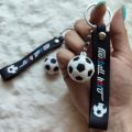 Football Keychain – Silicone Football Keyring Gift for Boys, Sports Fans, Party Favors & Rewards. 