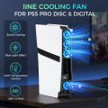 IINE PS5 Pro Cooling Fan for PS5 Pro Disc & Digital, 2-Speed Fan & Auto Control & Smart Cooling.