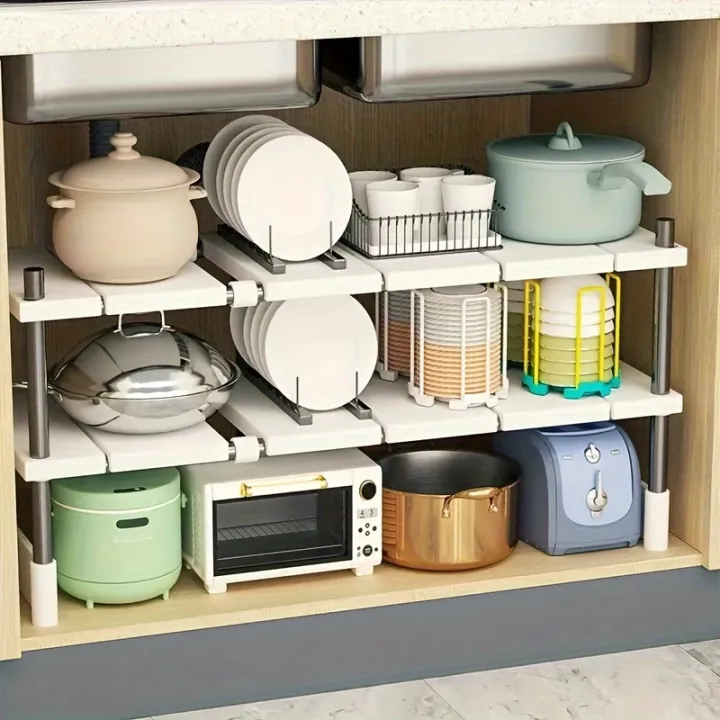Adjustable%20Under%20Sink%20Storage%20Rack,Expandable%20Kitchen%20&%20Bathroom%20Cabinet%20Organizer,%20Durable%20Space-Saving%20Multi-Layer%20Pot%20Holder%20-%20Image%205
