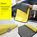 SEAMETAL Microfiber Car Washing Towel 400GSM Double-Sided Coral Velvet Clean Towels High Water Absorption Car Wash Drying Cloth.